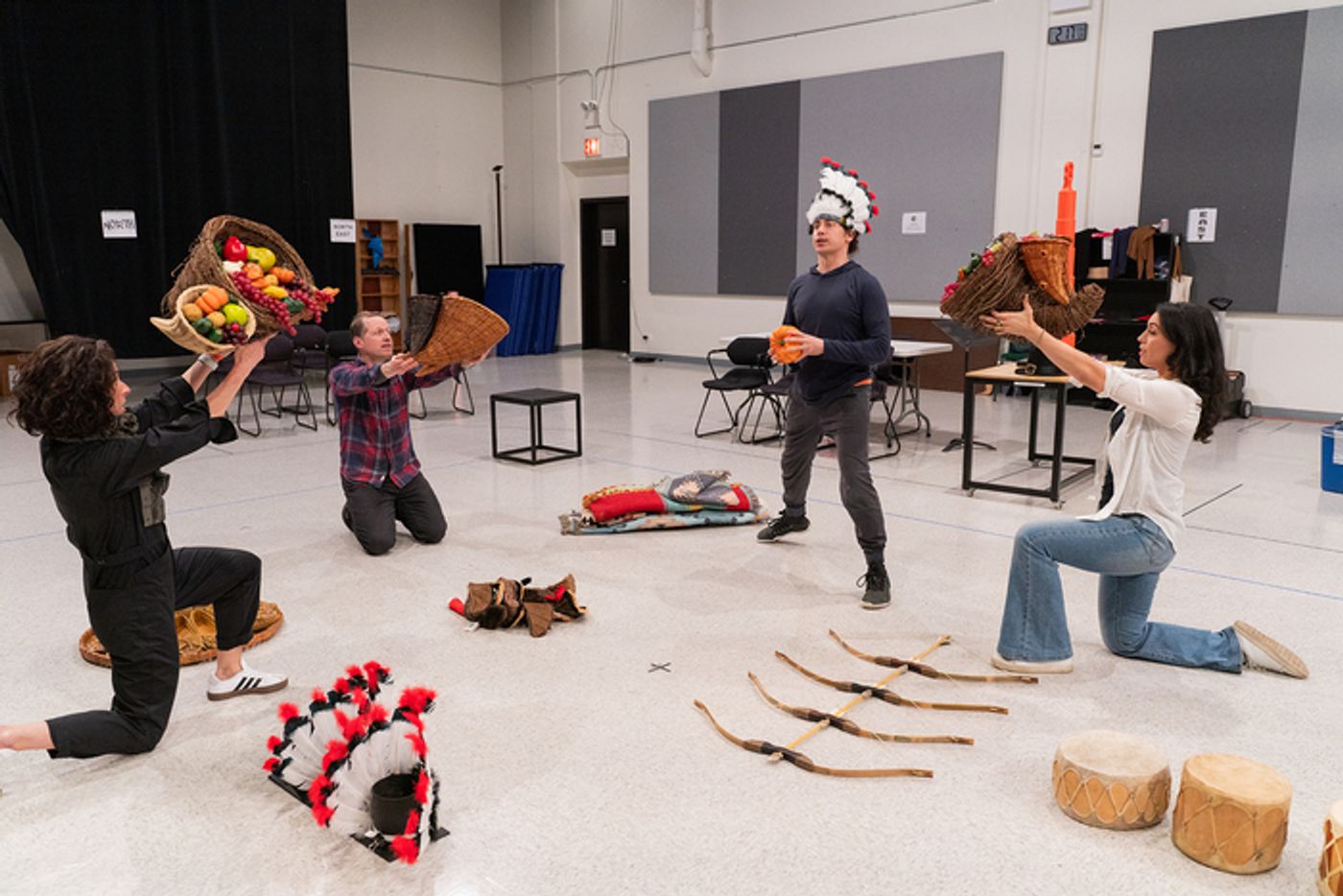 Photos: Go Inside Rehearsals for THE THANKSGIVING PLAY at Steppenwolf  Image