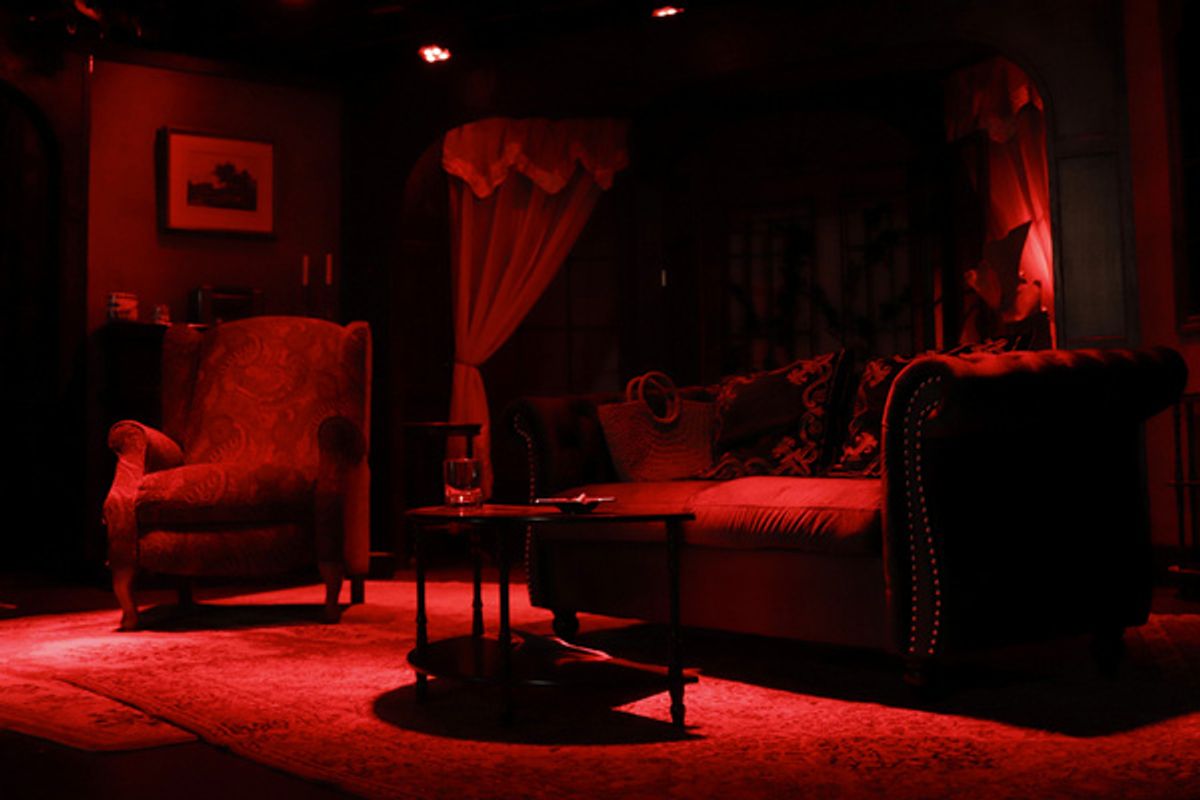 Agatha Christie's The Hollow at the Players Theatre NYC  Photo: Giancarlo Osaben at 