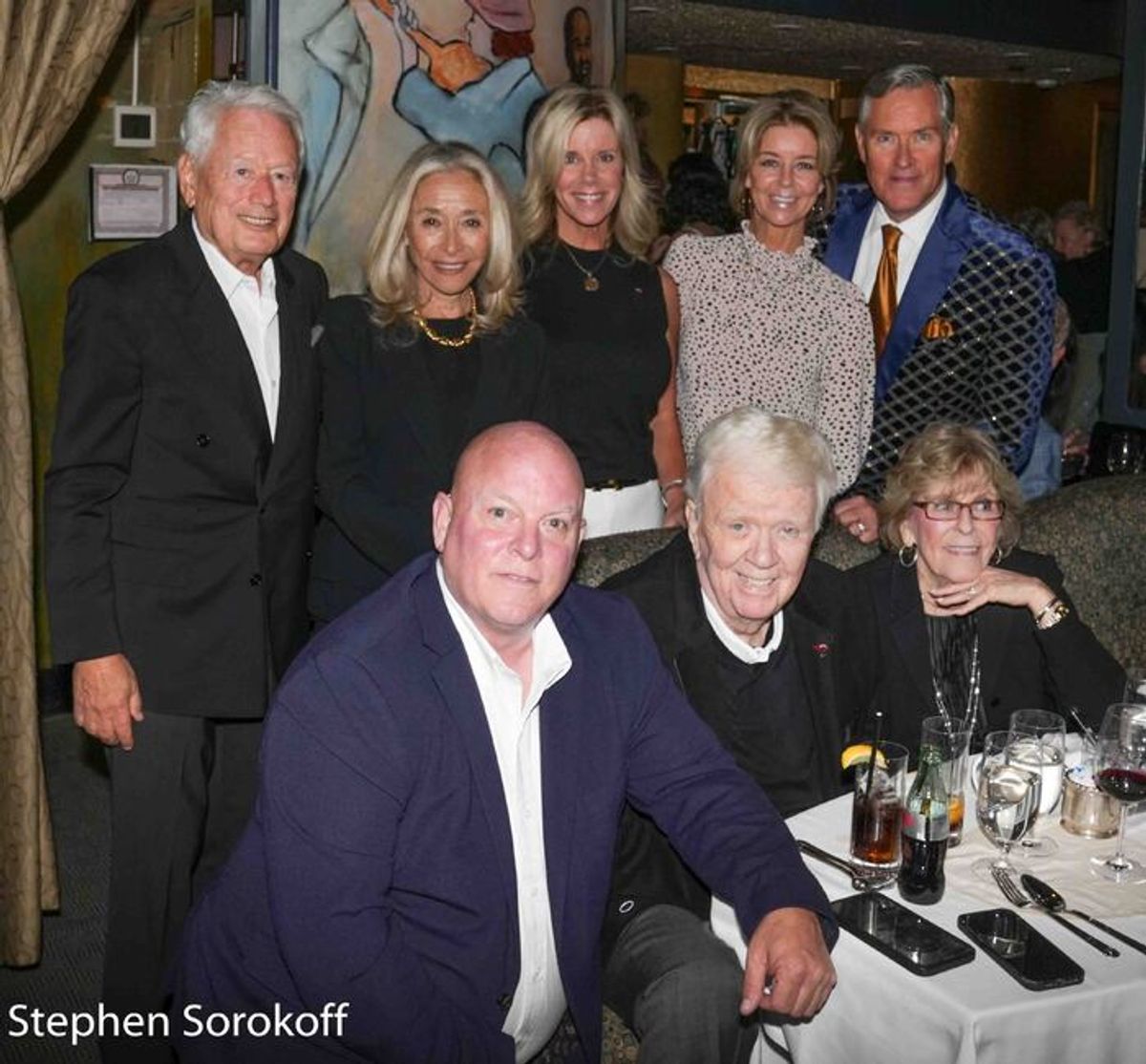 Jimmy Robinson, Dick Robinson, Sally Robinson, Stephen Sorokoff, Eda Sorokoff, Missy Robinson, Jill Robinson, Rob Russell at 