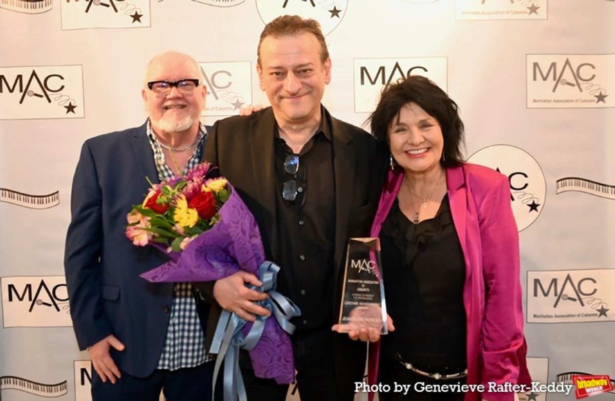 Lennie Watts, Jean-Pierre Perreaux and Lina Koutrakos at 