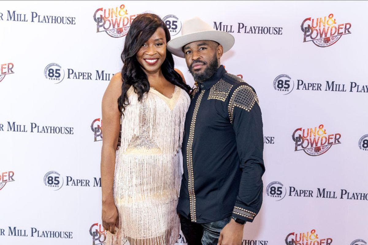 Jeannette Bayardelle and Rayshun LaMarr at 