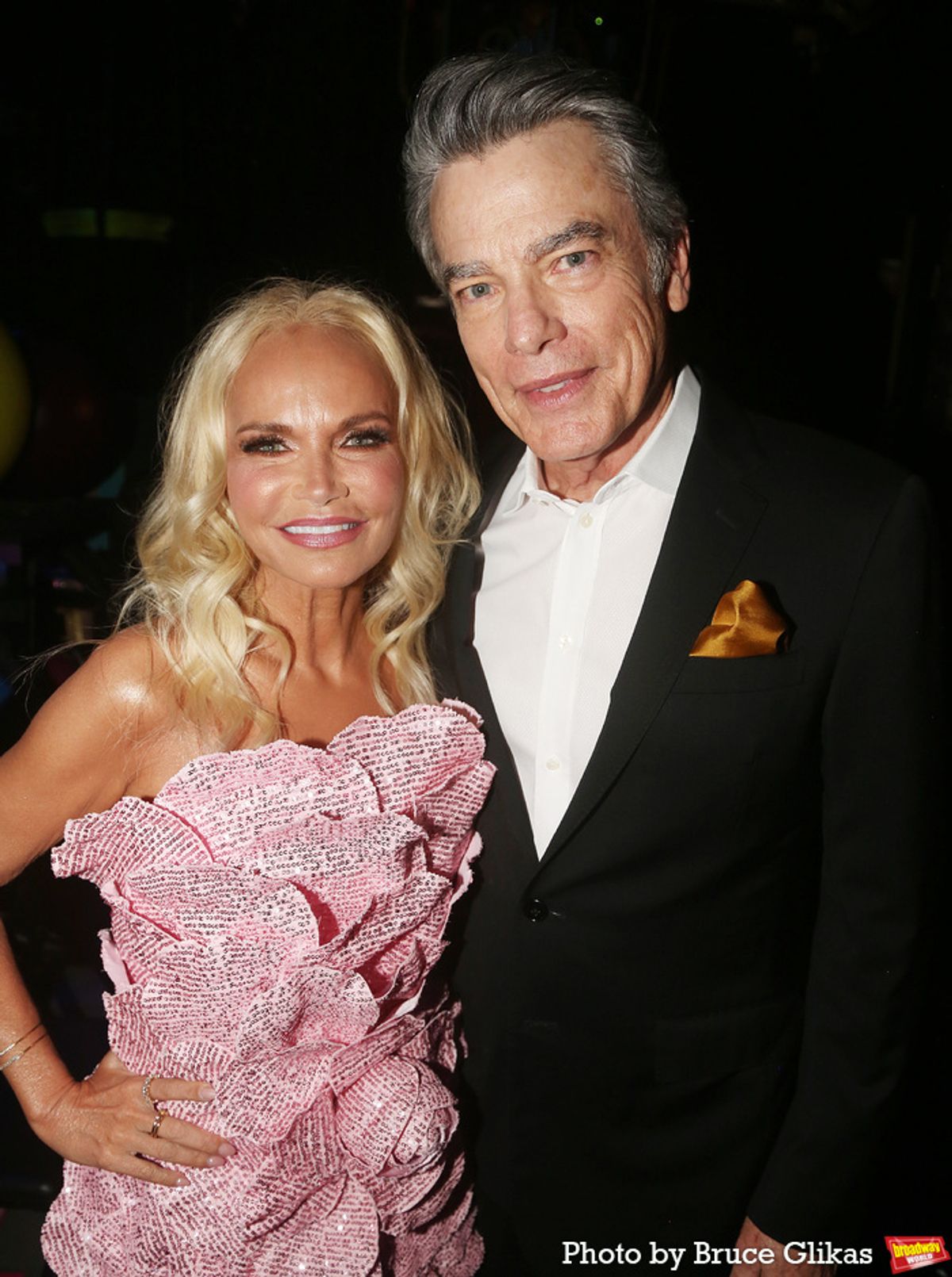 Kristin Chenoweth and Peter Gallagher at 