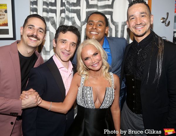 Drew King, Rick Fuagno, Kristin Chenoweth, Phillip Attmore and Richard Riaz Yoder Photo