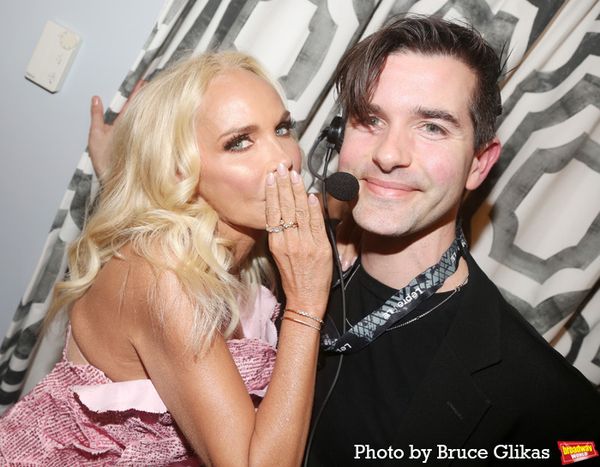 Kristin Chenoweth and Stage Manager Thomas Dieter Photo