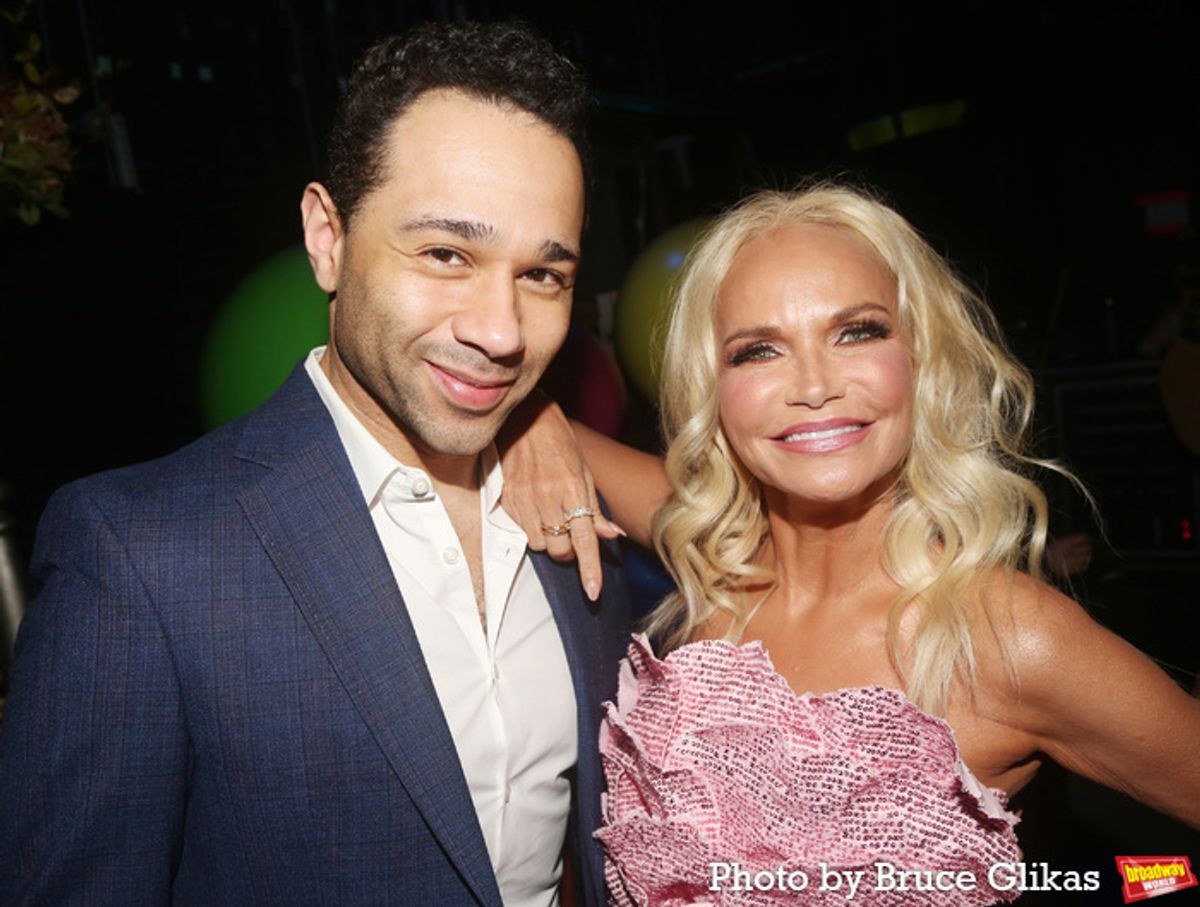 Corbin Bleu and Kristin Chenoweth at 