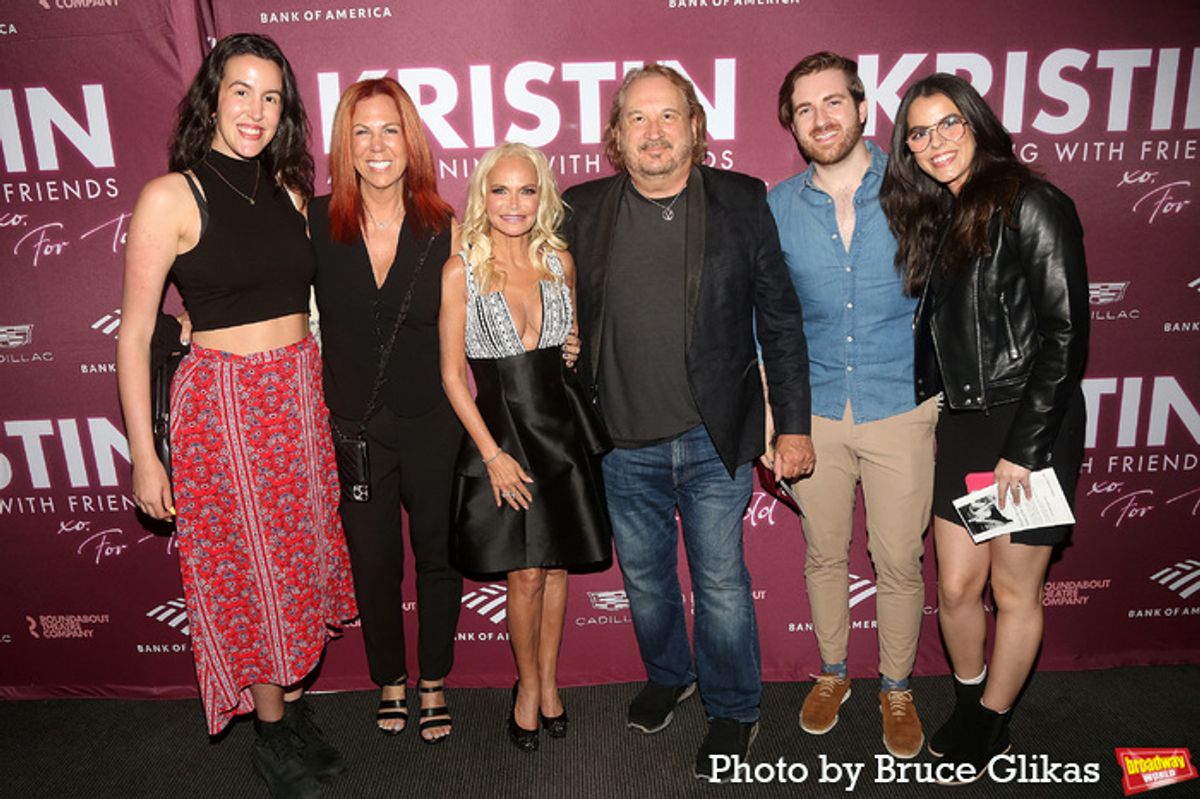 Victoria Shaw, Kristin Chenoweth, Gary Burr and Family at 