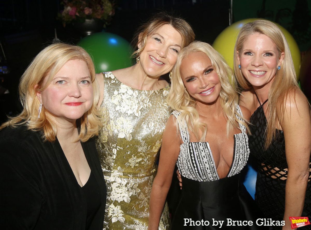 Mary-Mitchell Campbell, Victoria Clark, Kristin Chenoweth and Kelli O'Hara at 