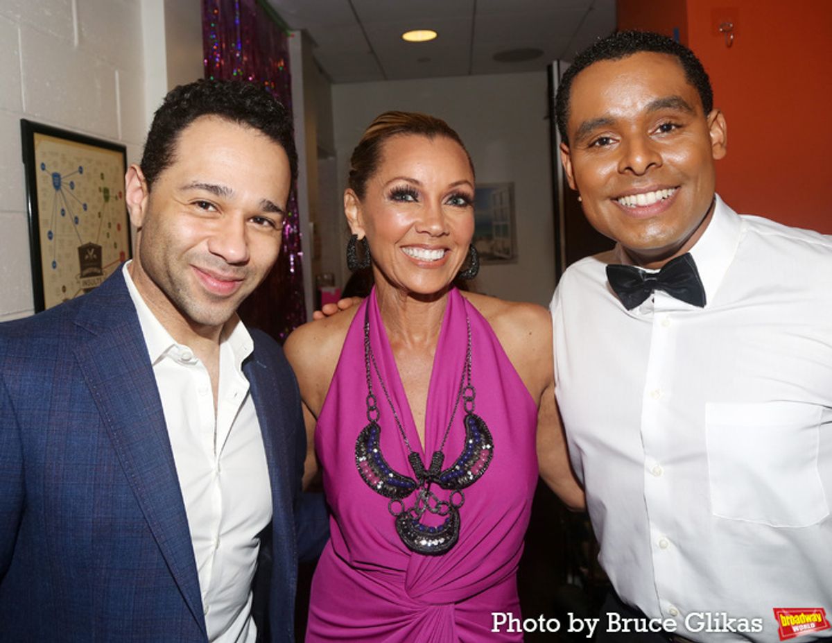 Corbin Bleu, Vanessa Williams and Phillip Attmore at 