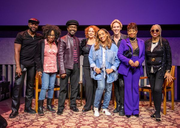 [Left to right] Sekou Luke, Janice Pendarvis, Fonzi Thornton, Cory Daye, Kathy Sledge Photo