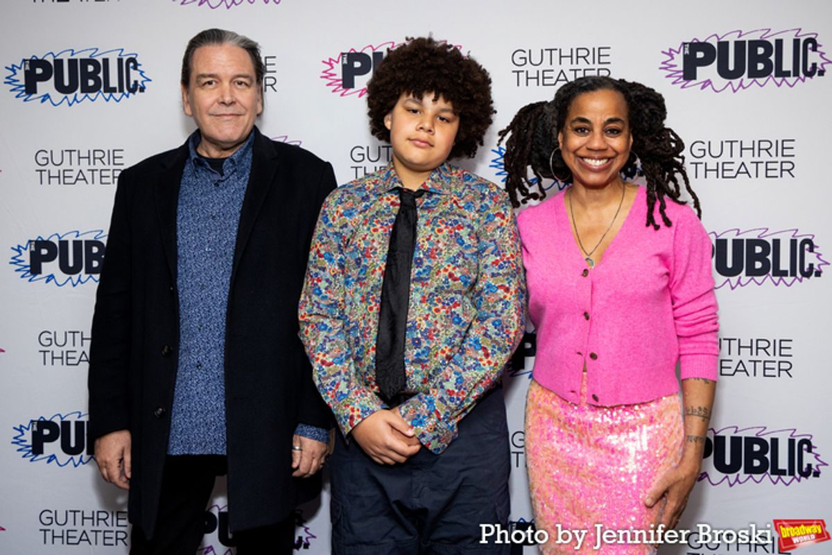 Christian Konopka, Suzan-Lori Parks, and son Durham at 