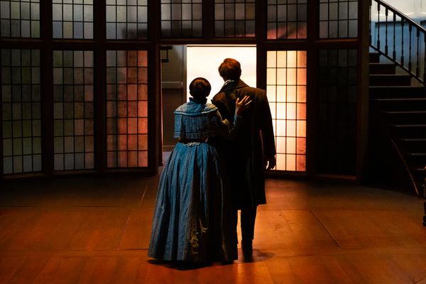 Melissa Molano as Jane Eyre and Chris Hutchison as Edward Fairfax Rochester Photo