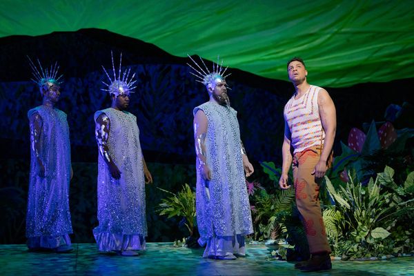Siman Chung, Key'mon W. Murrah, Eric Jurenas, and Davóne Tines in John Adams' El Ni? Photo