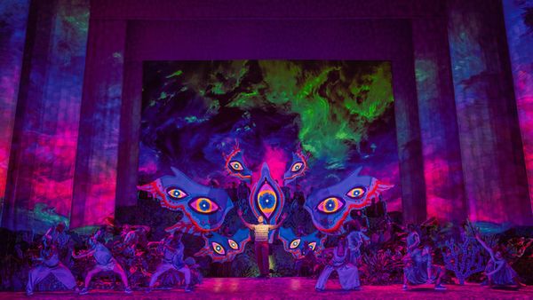Davóne Tines in a scene from John Adams' El Ni?o. Photo: Evan Zimmerman / Met Opera Photo