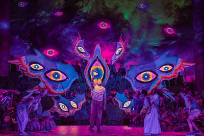 Davóne Tines in a scene from John Adams' El Niño. Photo: Evan Zimmerman / Met Opera Photo