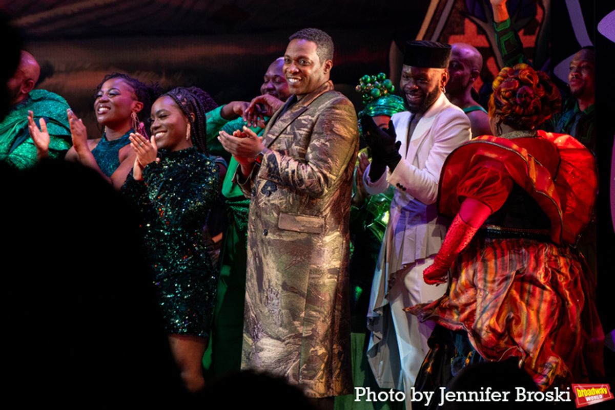 Alan Mingo, Jr. and the cast of THE WIZ at 