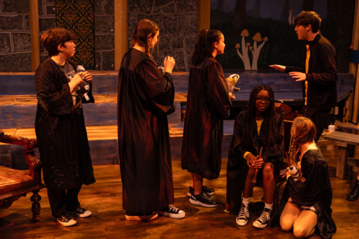 Photos: First look at New Albany High School Theatre's PUFFS - High School Edition! Photos: First look at New Albany High School Theatre's PUFFS - High School Edition! Image