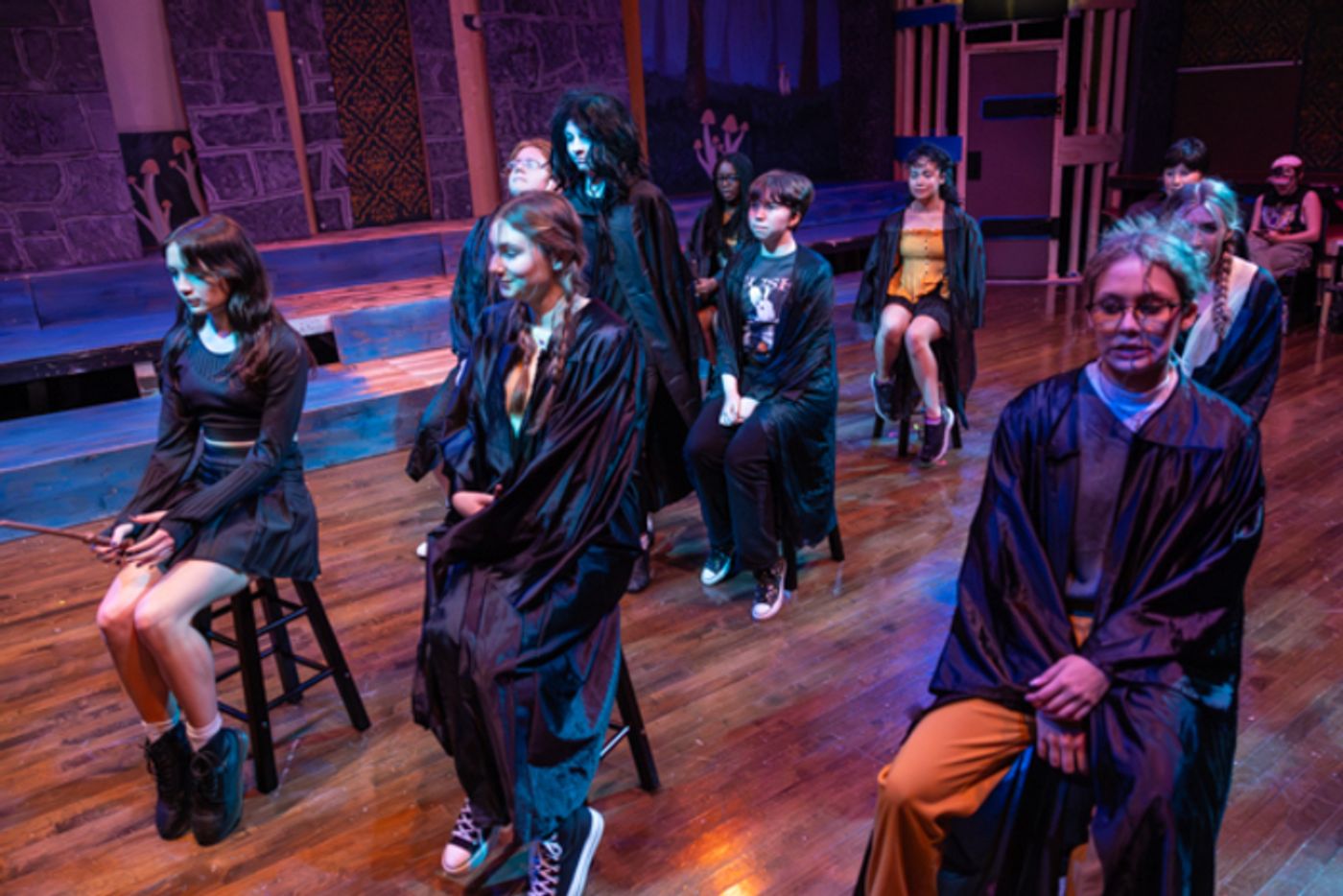 Photos: First look at New Albany High School Theatre's PUFFS - High School Edition! Photos: First look at New Albany High School Theatre's PUFFS - High School Edition! Image