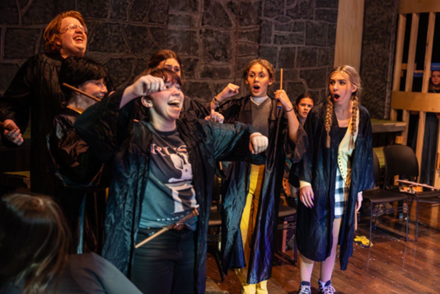 Photos: First look at New Albany High School Theatre's PUFFS - High School Edition! Photos: First look at New Albany High School Theatre's PUFFS - High School Edition! Image