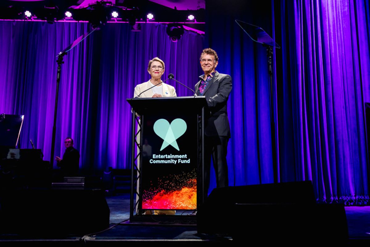 Annette Bening and Brian Stokes Mitchell at 