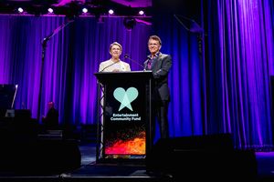 Annette Bening and Brian Stokes Mitchell @ BroadwayWorld Annette Bening and Brian Stokes Mitchell Photo