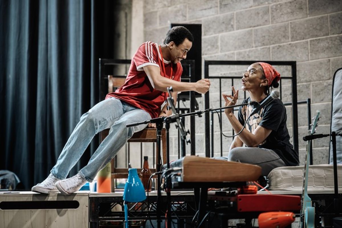 Keenan Munn-Francis and Nadia Violet Johnson at 