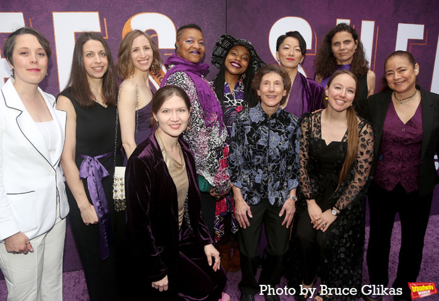 Photos: The Cast of SUFFS Walks the Purple Carpet on Opening Night  Image