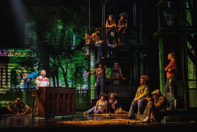 Brandon Victor Dixon and the company  Photo