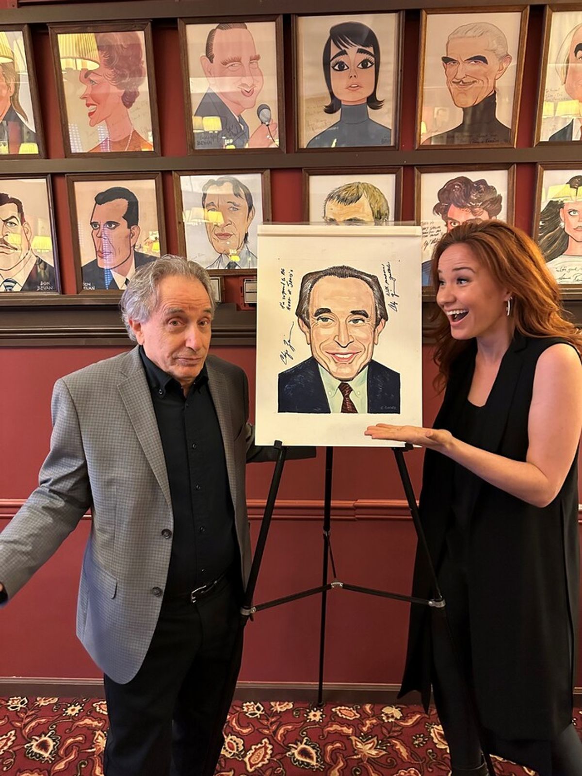 Chip Zien and Sierra Boggess at 