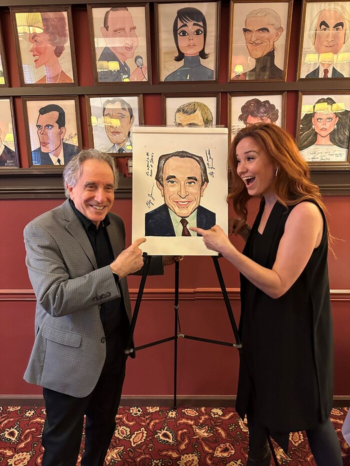 Chip Zien and Sierra Boggess at 