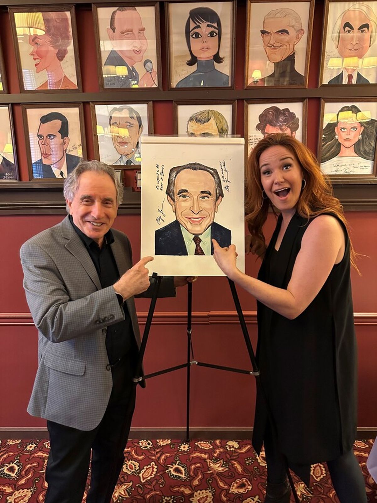 Chip Zien and Sierra Boggess at 