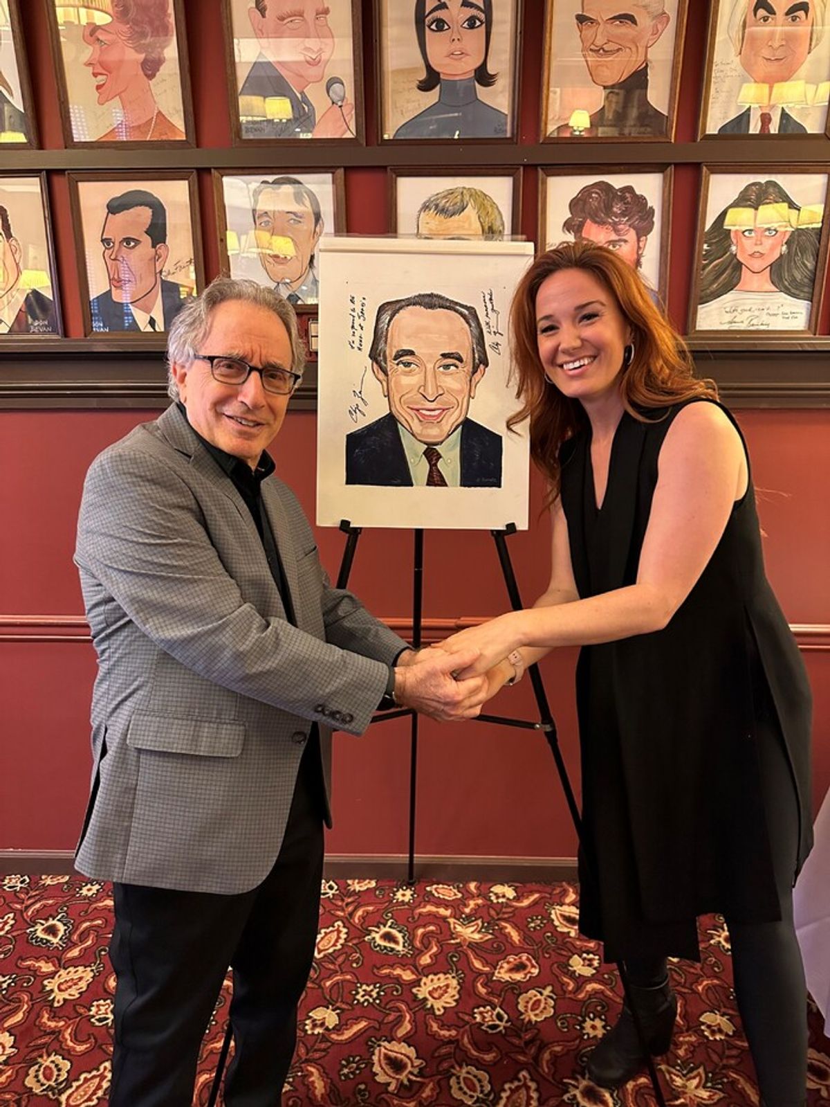 Chip Zien and Sierra Boggess at 