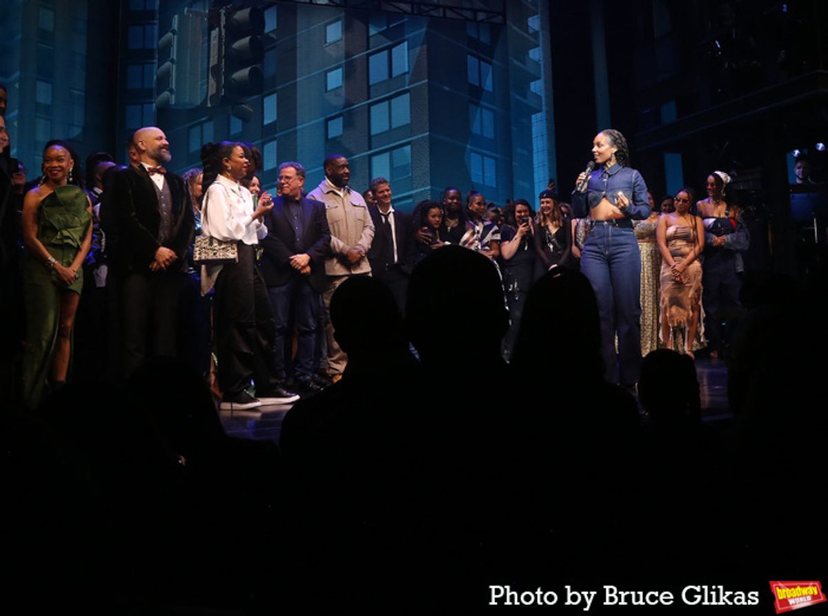 Alicia Keys and The Company of 'Hell's Kitchen' at 