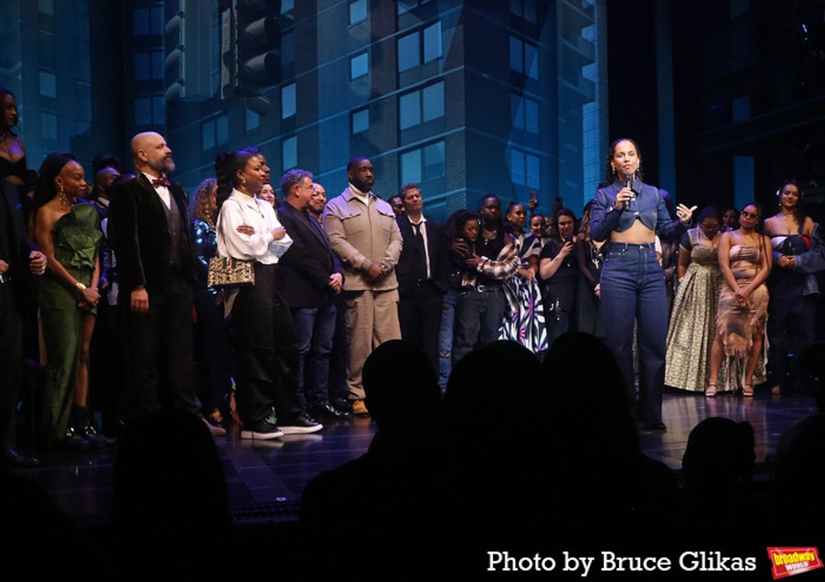 Alicia Keys and The Company of 'Hell's Kitchen' at 