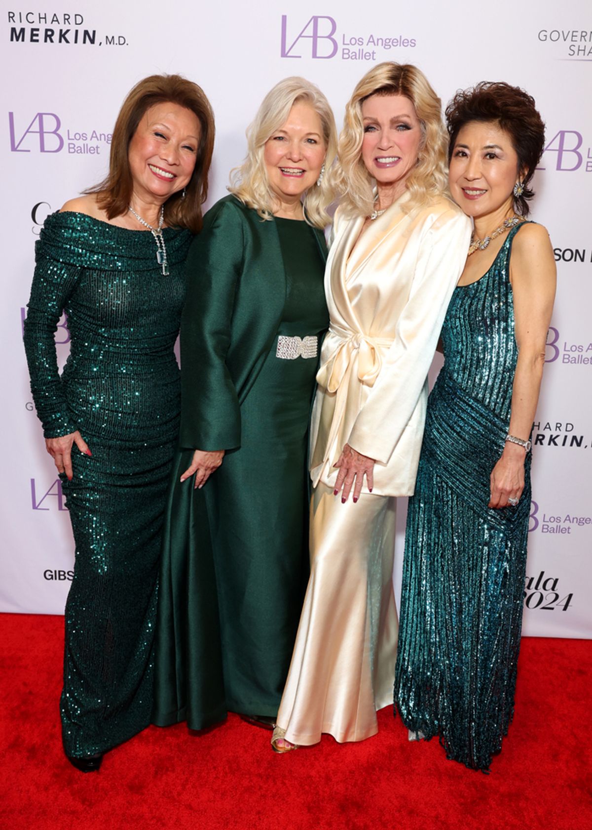 Koni Rich, Sharon Davis, Donna Mills and Erica Min at 