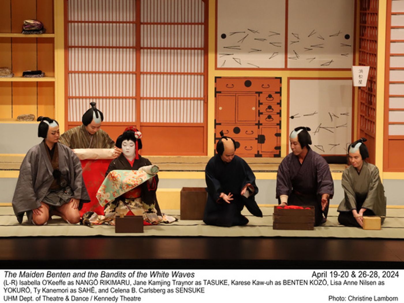 Photos: First Look at THE MAIDEN BENTEN AND THE BANDITS OF THE WHITE WAVES at UHM Kennedy Theatre  Image