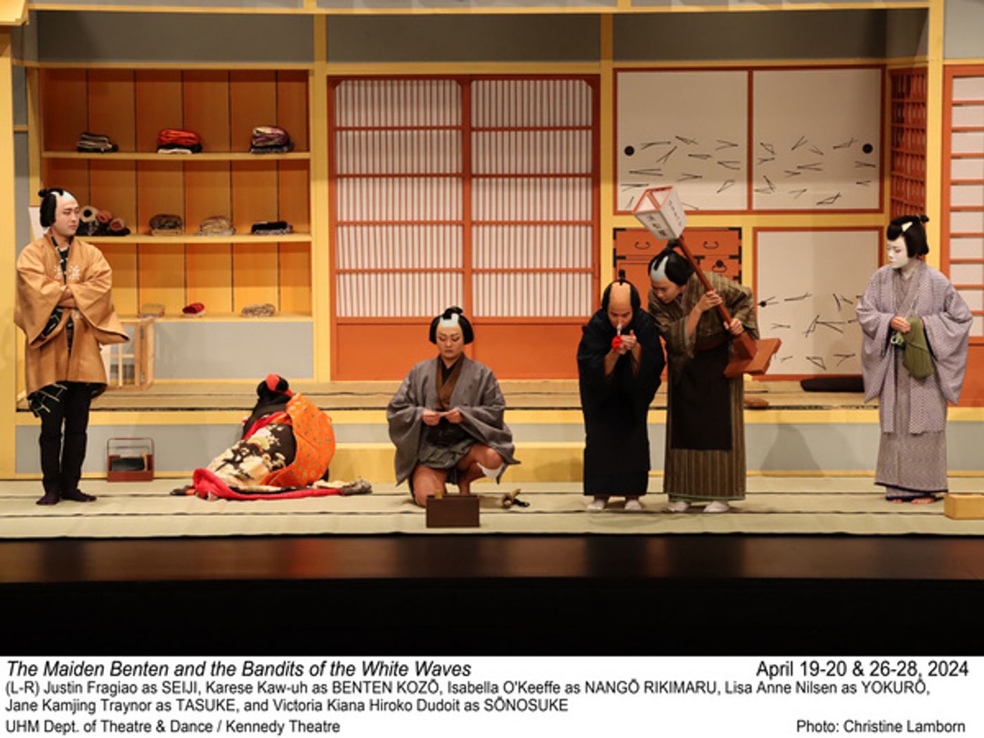 Photos: First Look at THE MAIDEN BENTEN AND THE BANDITS OF THE WHITE WAVES at UHM Kennedy Theatre  Image
