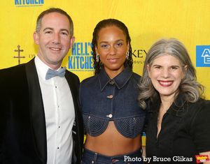 Aaron Lustbader, Alicia Keys and Mandy Hackett Photo