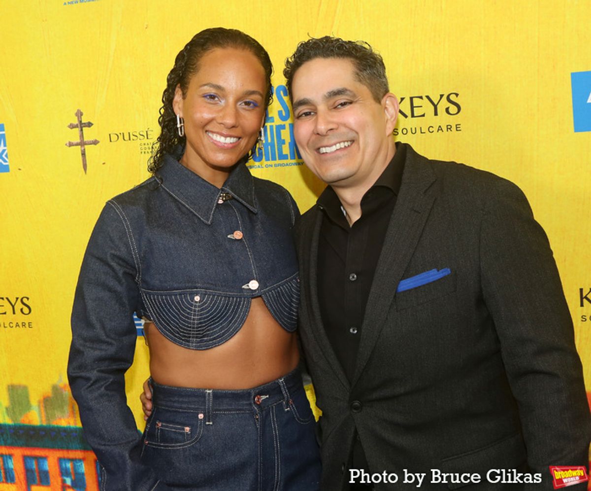 Alicia Keys and Kristopher Diaz at 