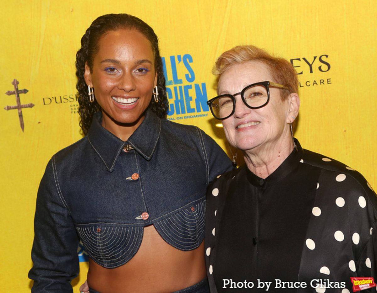 Alicia Keys and mom Terria Joseph at 