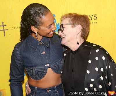 Alicia Keys and mom Terria Joseph Photo