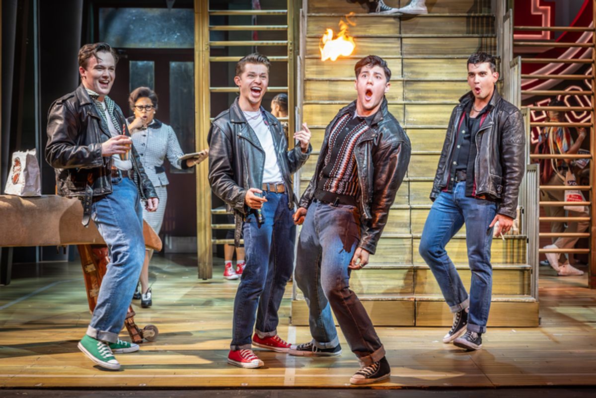 Lewis Day, Kieran Lynch, Sario Solomon and George Michaelides at 