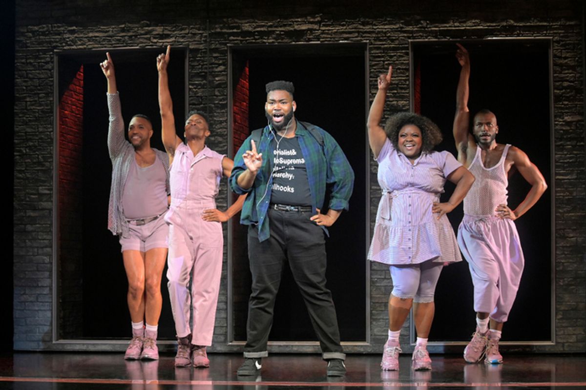 (front) Malachi McCaskill (Usher) with Jordan Barbour (Thought 5), J. Cameron Barnett (Thought 2), Tarra Conner Jones (Thought 1), and Jamari Johnson Williams (Thought 6)  at 