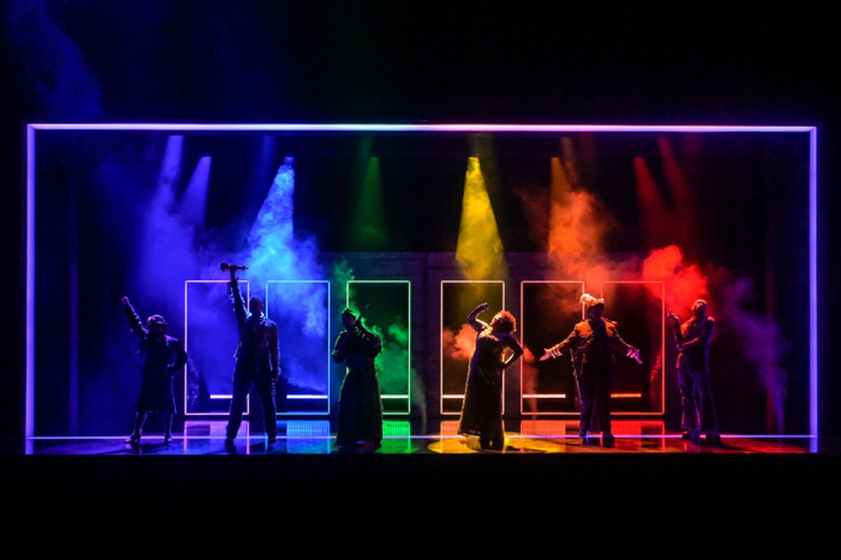 (L-R): Avionce Hoyles (Thought 3), Jordan Barbour (Thought 5), J. Cameron Barnett (Thought 2), Tarra Conner Jones (Thought 1), John-Andrew Morrison (Thought 4), and Jamari Johnson Williams (Thought 6)  at 