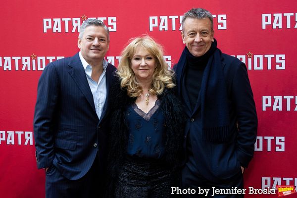 Ted Sarandos, Sonia Friedman, Peter Morgan Photo
