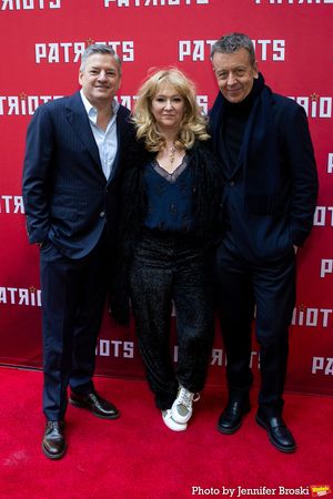 Ted Sarandos, Sonia Friedman, Peter Morgan Photo