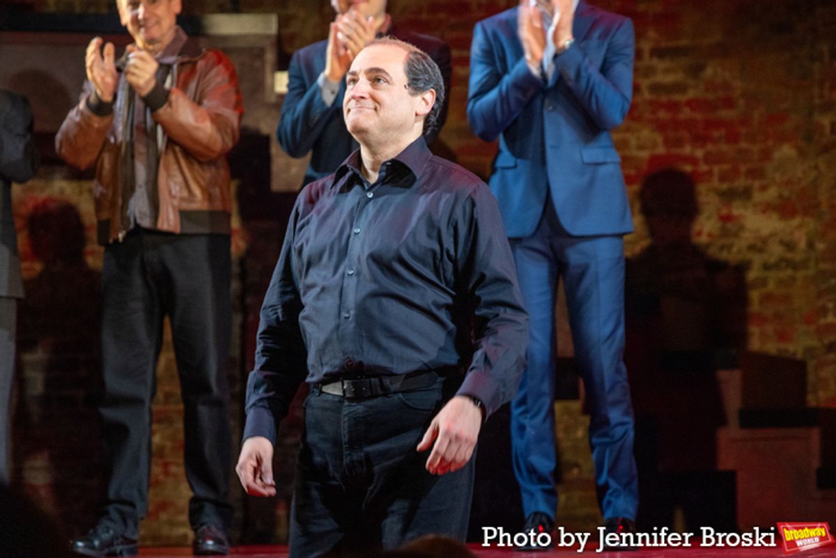 Michael Stuhlbarg and the cast of PATRIOTS at 