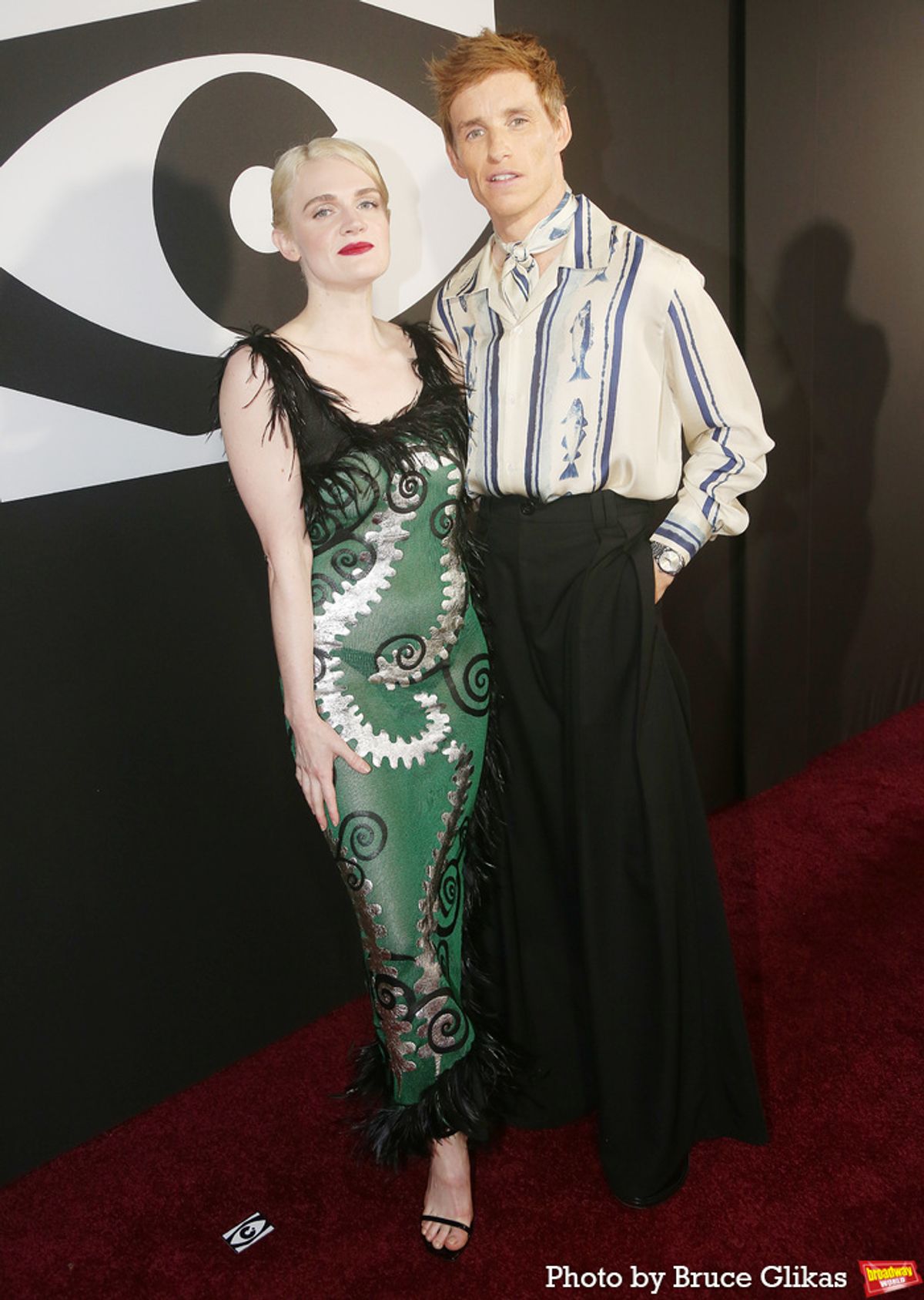 Gayle Rankin and Eddie Redmayne at 