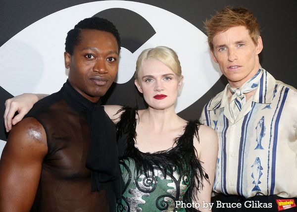 Ato Blankson-Wood, Gayle Rankin and Eddie Redmayne Photo