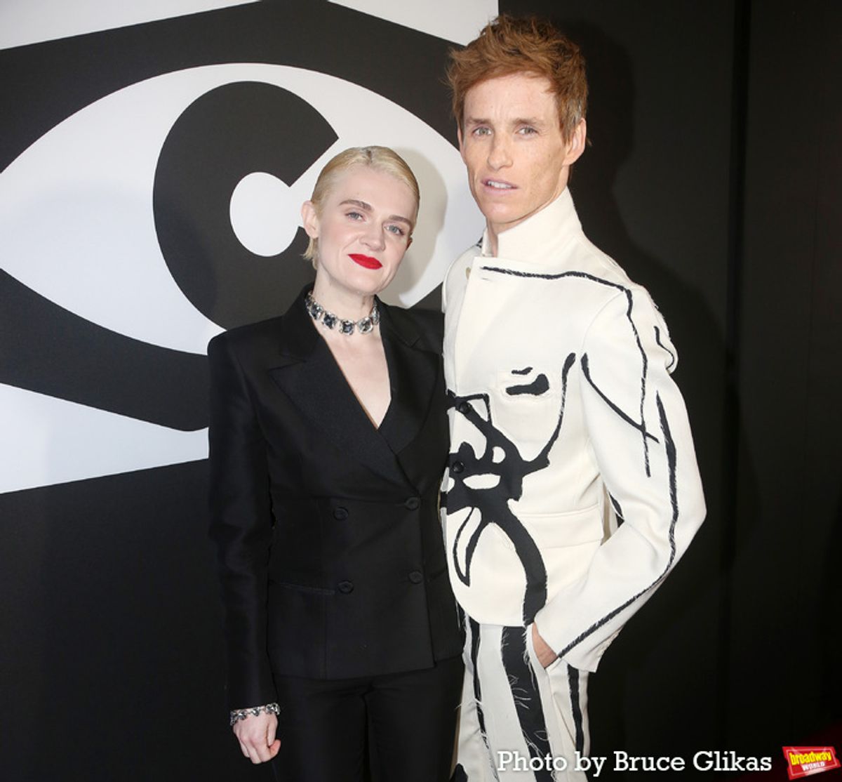 Gayle Rankin and Eddie Redmayne at 