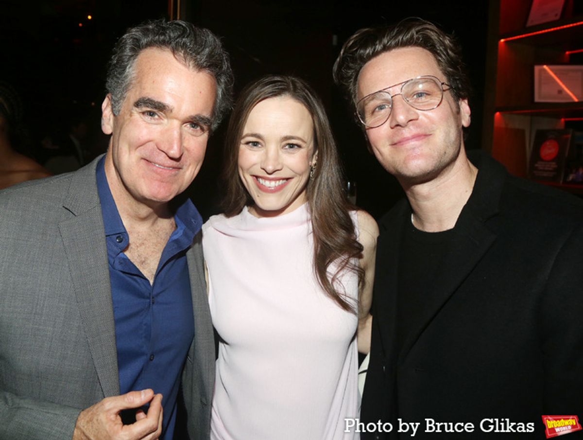 Brian d'Arcy James, Rachel McAdams and Jonathan Groff  at 